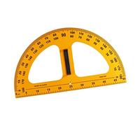 Goniometro grande per insegnanti, 50 cm, in ABS, extra large, design cavo centrale, strumento per insegnare la matematica