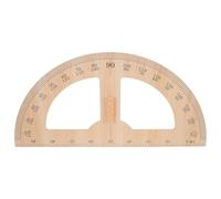 Goniometro in legno, sussidi didattici, strumento da disegno su larga for la classe, righello riutilizzabile, strumento di misurazione in legno