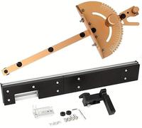 Goniometro laser per la lavorazione di precisione del legno, ideale per seghe da banco in alluminio e fresatrici. Utilizzo versatile.