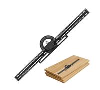 Goniometro multi-angolo, righello quadrato da falegname, versatile da 50 cm, con dado di bloccaggio, strumento per carpenteria resistente, design ergonomico con stile moderno, strumento per
