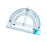 Goniometro multifunzione 4 in 1 con strumento di misurazione degli angoli e strumento di disegno circolare per studenti ingegneri redazione modello di disegno ingegneria multiuso
