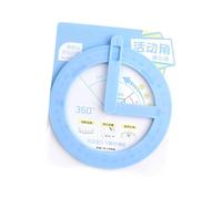 Goniometro multiuso con struttura a 360 gradi per progetti di ingegneria di geometria ed esperimenti scientifici goniometro