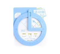 Goniometro multiuso con struttura a 360 gradi per progetti di ingegneria di geometria ed esperimenti scientifici con angoli regolabili