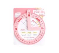 Goniometro multiuso con struttura a 360 gradi per progetti di ingegneria di geometria ed esperimenti scientifici con angoli regolabili