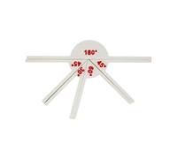 Goniometro per angoli, strumento misurazione, righello per misurazione degli angoli con strumento geometria per marcatura, sussidio didattico per la matematica, per materiale scolastico in