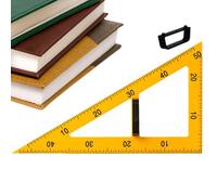 Goniometro per insegnanti per lavagna bianca, grande righello angolare in PVC, righello triangolare a 60° e righelli triangolari magnetici da 45°, per architetti, ingegneri, artisti, designer, corsi