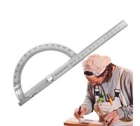 Goniometro per la lavorazione del legno, righello per la lavorazione del legno con 0-180 gradi, strumento di misurazione angolare, goniometro per geometria, matematica, disegno