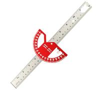 Goniometro per ricerca angolare multifunzione con palco per piante per imprese di lavorazione del legno Strumento di misurazione permanente in lega di alluminio da 8/12 pollici Goniometro ad alta