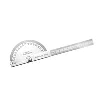 Goniometro, righello angolare, righello angolare, righello angolare, calibro angolare 180, righello angolare da 100 mm, righello angolare in acciaio inossidabile, goniometro semicircolare 0-180°
