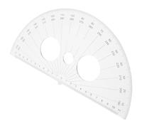 Goniometro Semicircolare in Plastica 0-180 Gradi per Disegno Scolastico | Superficie Liscia, senza Sbavature, Non Facile da Rompere, per Lezione