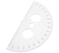 Goniometro Semicircolare in Plastica 0 a 180 Gradi per Studenti e Disegno
