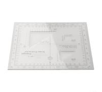 Goniometro trasparente flessibile della scala della mappa delle coordinate progettato per la costruzione e l'ingegneria del rilievo della scala metrica