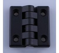 GONMDOPY Cerniere per Porte, 20 Pezzi/Set Di Cerniere con Profilo in Alluminio, Cerniere in Plastica 65 X 65 Mm Cerniere per Porte per Quadri Elettrici, Cerniere in Nylon Abs