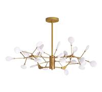 GONMDOPY Lampadario Sputnik Industriale Moderno, Plafoniere per la Casa,Dari Creativi,Dario G4D Century, Illuminazia Sospensidorata, Luce Vintage per Soggiorno, Camera da Letto, Sala da Pranzo, Camera