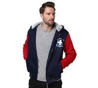 GONMFKM Giacca In Pile Da Uomo Modello Vintage Invernale Con Stemma Greco Interno In Pile Con Cappuccio E Cerniera Giacca Con Cappuccio Oversize Da Uomo Caldo Cappotto Esterno