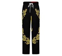 GONMFKM Pantaloni Del Pigiama In Flanella Da Uomo E Da Donna Taglie Forti Morbidi Con Stampa Afroamericana Della Bandiera Del Mese Della Storia Dei Neri Pantalone Da Notte Per Coppia Taglia 5Xl