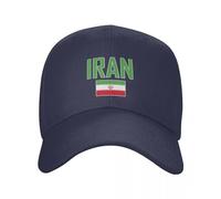 GONMFKM personalità Bandiera Nazionale Dell'Iran Berretto da Baseball - Paese Dell'Iran con Bandiera Hip Hop novità Cappello Patriottico, Cappello da Calcio per Esterni Regolabile Traspirante Estivo