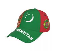 GONMFKM personalità Berretto da Baseball con Bandiera del Turkmenistan - Cappello da Camionista per Adulti All'Aperto Patriottismo Primaverile Ed Estivo, Cappellino Snapback con Stampa Casual Unisex