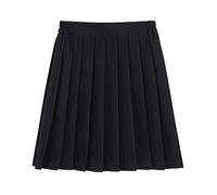 Gonna a pieghe da donna nera midi - plissé da donna nera corta estiva basic skaterrock carina mini gonna adolescente ragazza Y2K Rock College Tennis Gonne Golf Skirt Sportrock Gonna da Tennis Gonna,