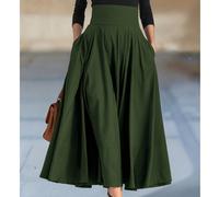 Gonna a pieghe elegante in stile moda europea e americana per l'autunno, con vita sottile, stile di moda Y2K, abbigliamento da donna casual e ampio, gonna a vita bassa con farfalla, adatta per il rito