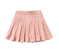 Gonna a pieghe per ragazze, gonna a scuola, minigonna, gonna cheer pieghettata, gonna casual skater, storie di Natale Leggi ad alta voce, Colore: rosa., 8-9 Anni