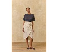Gonna a portafoglio a righe, PENELOPE Beige 44 (IT) - 40 (FR) A righe