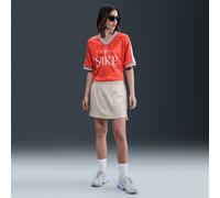 Gonna a righe in jacquard Nike - Donna - Marrone XS (IT 36-38)