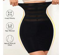 Gonna aderente a vita alta con controllo della pancia, prodotto essenziale per le donne L,M,S,XL,XXLColore unicoTessuto in maglia