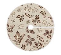 Gonna Albero Di Natale Boho Flower Netural Coperta Per Alberos L | Gonna Base Tappetino Copertura Elegante Tappeto Albero di Natale Per Forniture Natalizie