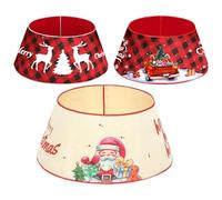 Gonna Albero Di Natale Effetto Neve - Copertura Pieghevole A Cestino Per Base - Decorazione Elegante Per Casa, Ufficio O Festa, Dona Calore E Magia Natalizia.