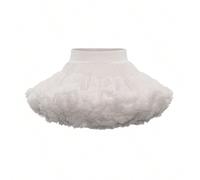 Gonna bianca a sbuffo in tulle per ragazze giovani, adatta per la primavera, l'estate e l'autunno, perfetta per feste ed eventi. Può essere abbinata a magliette o bluse, emana un'atmosfera affascinant