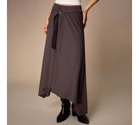 Gonna casual da donna con orlo asimmetrico e colore unito, dal design semplice ed elegante, adatta per uso quotidiano casual o all'aperto, che esalta uno stile unico e la fiducia in sé L,M,S,XL,XS,XXL