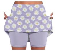 Gonna con pantaloncini incorporati per le donne Sport Tennis Athletic Skorts Golf Casual Walking Gonne estive con tasche Carino Abiti da palestra Elegante Pantaloncini da corsa Pantaloncini da sudore