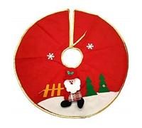 GONNA COPRIBASE ALBERO ROSSO BABBO NATALE BASE 60CM TAPPETO CASA ADDOBBI FESTA