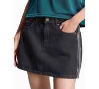Gonna corta adidas Originals Denim 3 Stripes per donna