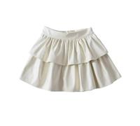 Gonna Corta da Donna - Gonna A metà Corpo in Pu A Pieghe con Baccello Soffice E Doppia Linea A Vita Alta, Gonna Anti-Lucente in Pelle da Strada, Stile A, S