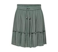 ONLY Onlibiza Life-Gonna Corta Wvn Noos, Balsamo Verde, XS Donna