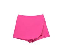 Gonna Corta da Donna - Pantaloncini Corti da Donna Eleganti Gonna Estiva Vintage A Vita Alta con Cerniera Laterale Pantaloncini Corti Pantaloncini Dritti Chic Femminili, Stile B, S