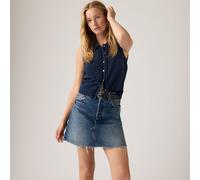 Gonna corta denim Blu 38 (IT) - W24 (US) Tinta unita