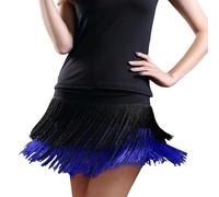 Gonna Corta Donna Gonna Frange Donna con Pantaloni,A Vita Alta Gonne Estive con Nappa Corte Elastica in Vita Abito in Tulle Latino per Danza del Ventre Gonna Nera Corta Minigonna Sexydonna Hot