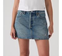 Gonna corta in denim Icon Blu 40 (IT) - W26 (US) Tinta unita
