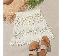 Gonna cover up in uncinetto con nodo sulla vita L,M,S,XL,XSColore unicoTessuto