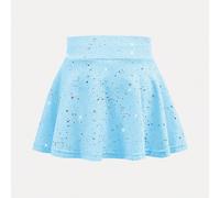 Gonna da attività fisica per ragazze giovani, stampa cielo stellato blu, elastica e comoda, adatta per yoga e danza 6Y,7Y,4Y,5Ystampa dappertuttoTessuto