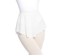 Gonna da balletto donna ballo corta divisa in morbida rete elastica for Per Donna(White,L height 160-165cm)
