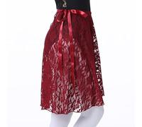 Gonna da Balletto, Gonna da Ballo in Chiffon for Danza Classica, tutù, Ginnastica, Multicolore, for Donne e Ragazze(Rose Red)