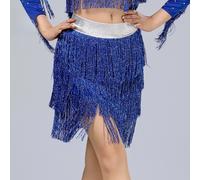 Gonna Da Ballo Con Frange Per Donne Mini Skate Latino Salsa Tango