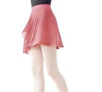 Gonna da ballo for donna, gonna da ballo in chiffon, gonna da ballo for ragazze, gonna semi-opaca, gonna da ballo, gonna da ballerina, cravatta regolabile Per Donne(Rose Brown,S(height110-135cm))