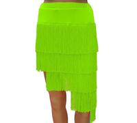 Gonna Da Ballo Latina Asimmetrica Con Frange Per Dame Tango Salsa