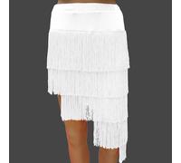 Gonna Da Ballo Latina Asimmetrica Con Frange Per Dame Tango Salsa