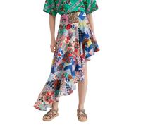Gonna da donna Desigual Charlotte asimmetrica con volant XS